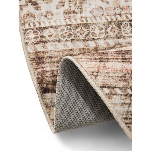 Tapis Lavable George Marron Ø 120 Cm