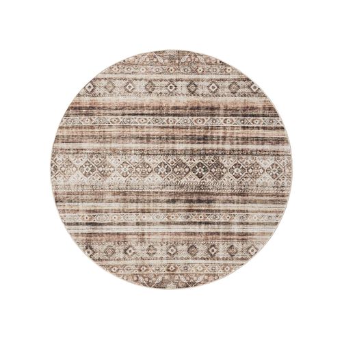 Tapis Lavable George Marron Ø 120 Cm