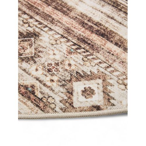 Tapis Lavable George Marron Ø 120 Cm