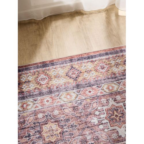 Tapis Lavable George Multicolore/fuchsia 200x300 Cm