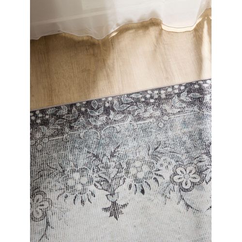 Tapis Lavable George Noir/gris 240x340 Cm