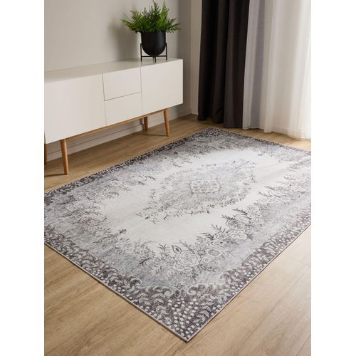 Tapis Lavable George Noir/gris 300x400 Cm