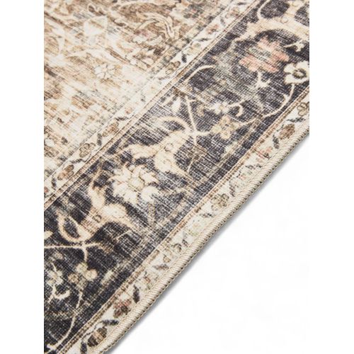 Tapis Lavable George Anthracite/taupe 120x170 Cm