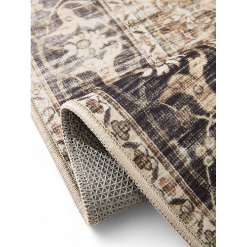 Tapis Lavable George Anthracite/taupe 160x230 Cm