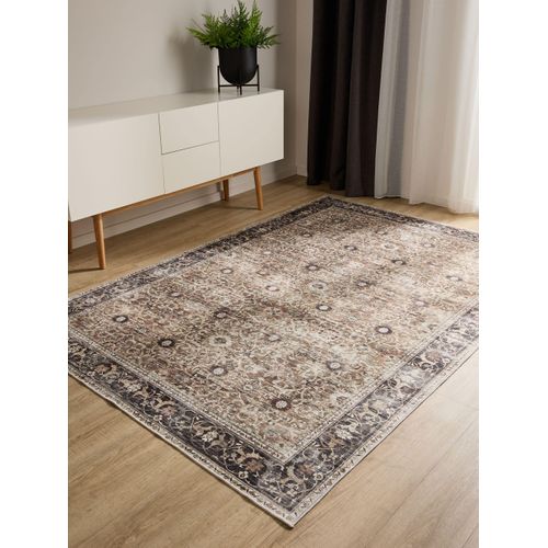 Tapis Lavable George Anthracite/taupe 160x230 Cm