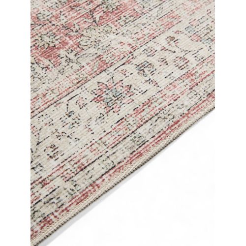 Tapis Lavable George Beige/rose 140x200 Cm