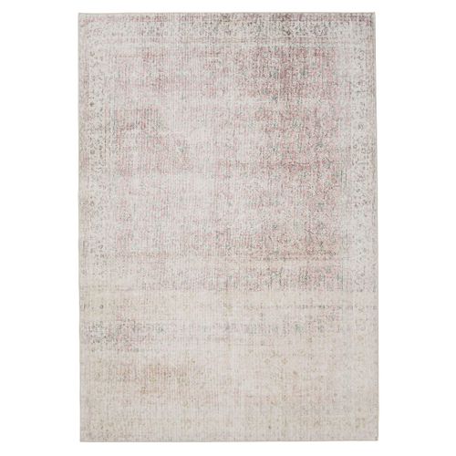 Tapis Lavable George Beige/rose 80x150 Cm
