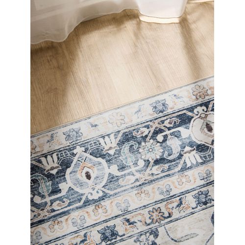 Tapis Lavable George Crème/gris 120x170 Cm