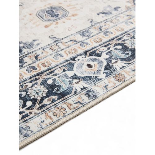 Tapis Lavable George Crème/gris 140x200 Cm
