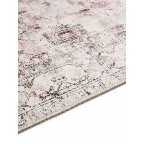 Tapis Lavable George Crème/taupe 160x230 Cm