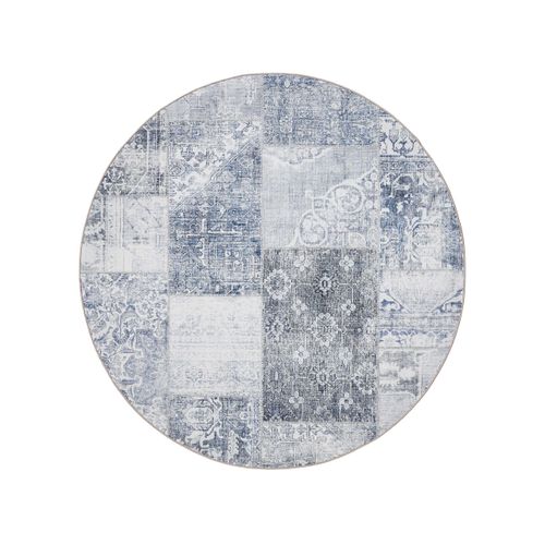 Tapis Lavable George Bleu Ø 120 Cm