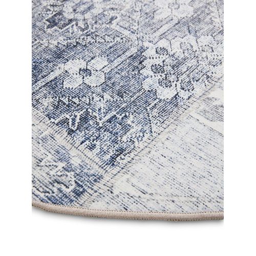Tapis Lavable George Bleu Ø 120 Cm
