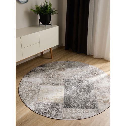 Tapis Lavable George Gris Ø 160 Cm