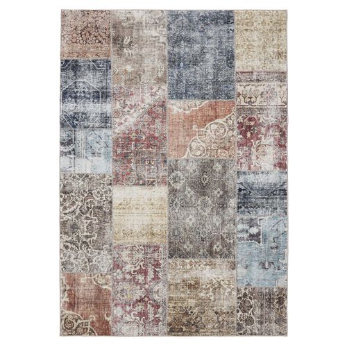Tapis Lavable George Multicolore/marron 120x170 Cm