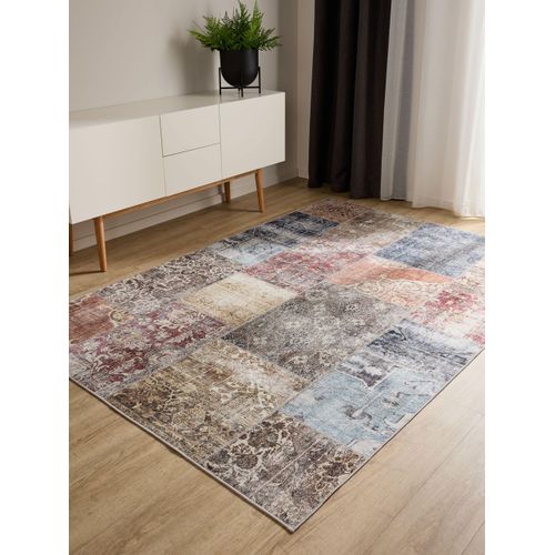 Tapis Lavable George Multicolore/marron 160x230 Cm