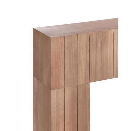 Habillage De Cheminée Bunbury Marron Clair