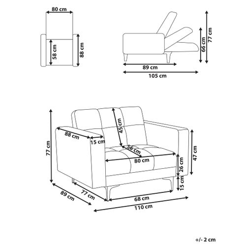 Fauteuil Alnes Blanc Cassé