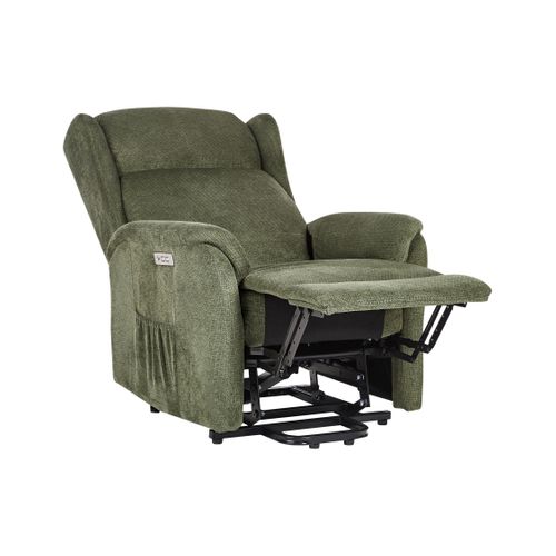 Fauteuil Inclinable Électrique Elegy Tissu Vert