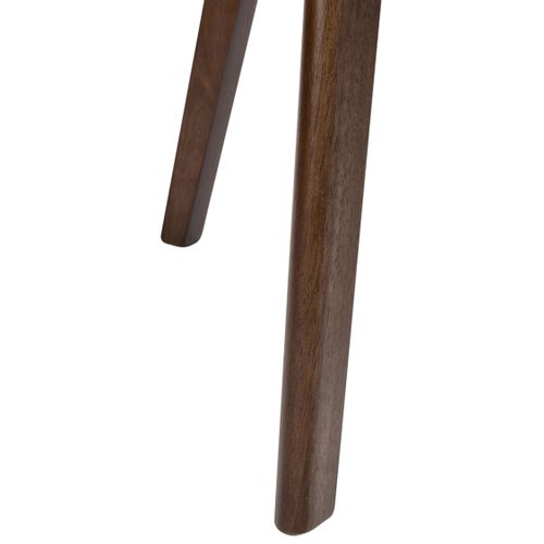 Lot De 2 Chaises De Salle à Manger Hope Bois Marron Foncé/beige