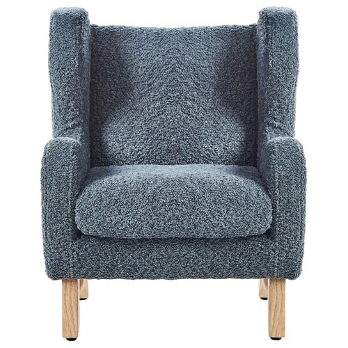 Fauteuil Pour Enfants Farum Bouclé Bleu Foncé
