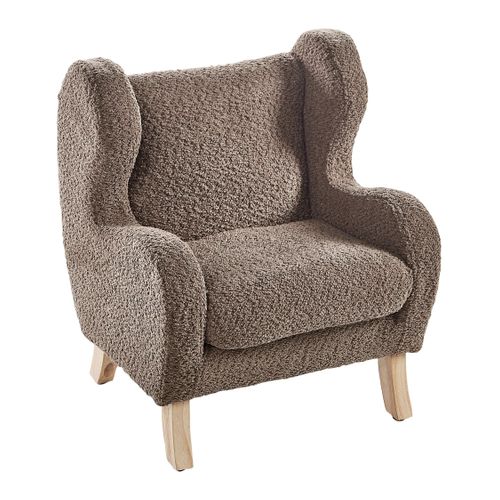 Fauteuil Pour Enfants Farum Bouclé Marron