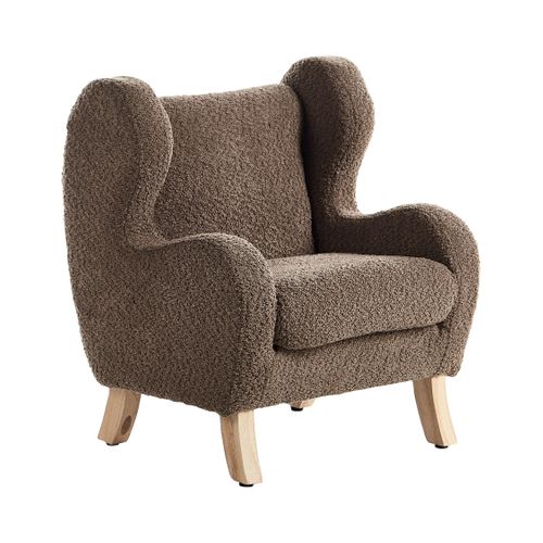 Fauteuil Pour Enfants Farum Bouclé Marron