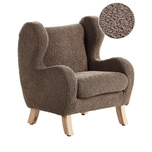 Fauteuil Pour Enfants Farum Bouclé Marron