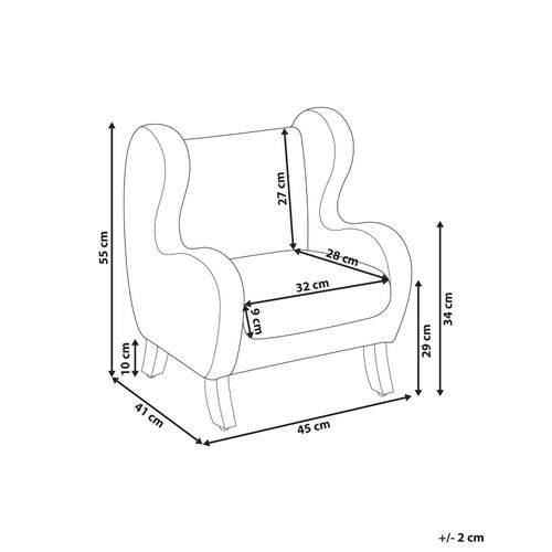 Fauteuil Pour Enfants Farum Bouclé Marron