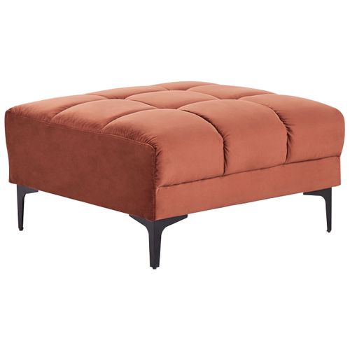 Ottoman Alnes Velours Rouge Clair