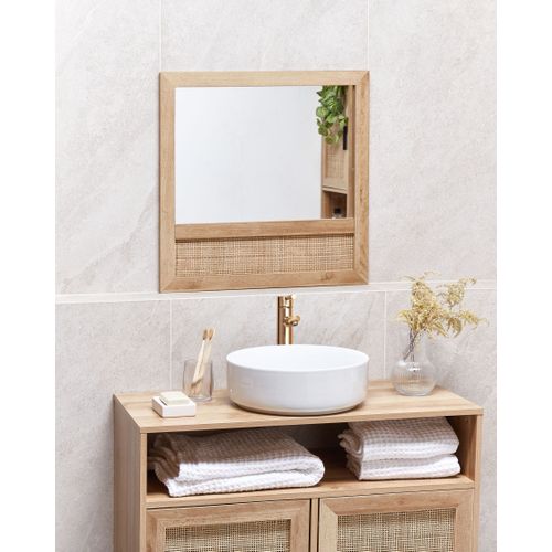 Miroir Rosell 60 Cm 60 Cm Marron Clair