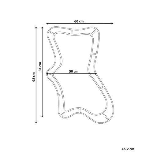 Miroir Cerville 60 Cm 98 Cm Vert