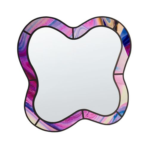 Miroir Pulnoy 72 Cm 80 Cm Rose