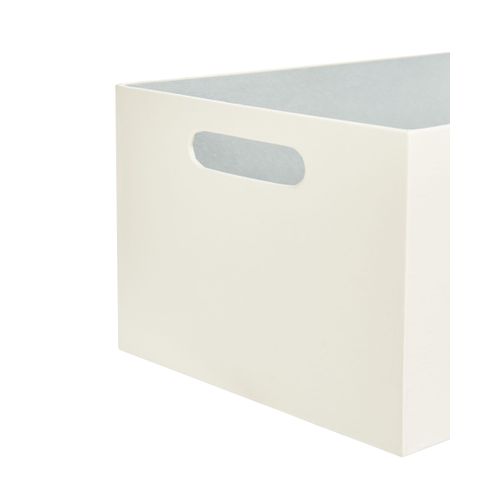 Lot De 3 Boîtes Larsa Cuir Pu Beige