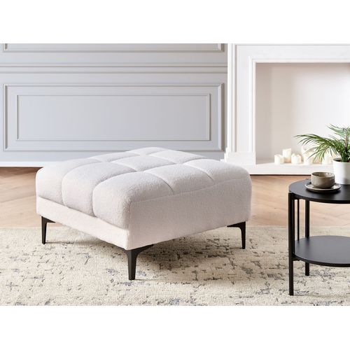 Ottoman Alnes Bouclé Blanc