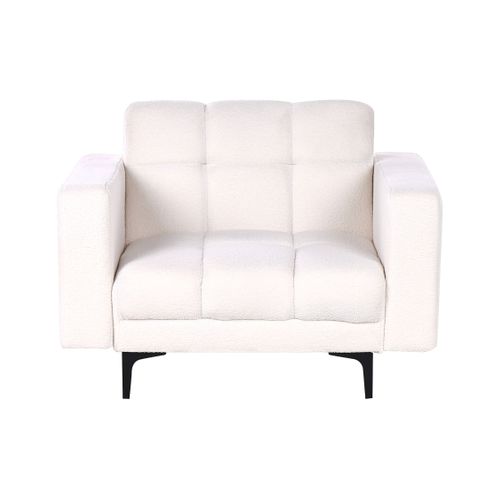 Fauteuil Alnes Bouclé Blanc