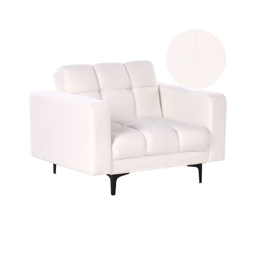 Fauteuil Alnes Bouclé Blanc