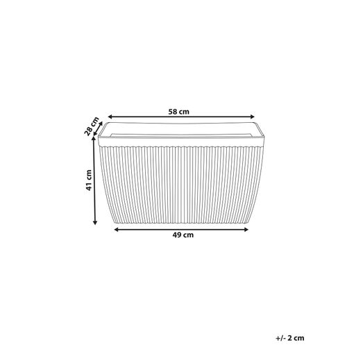 Cache-pot Sisal 58 Cm Beige