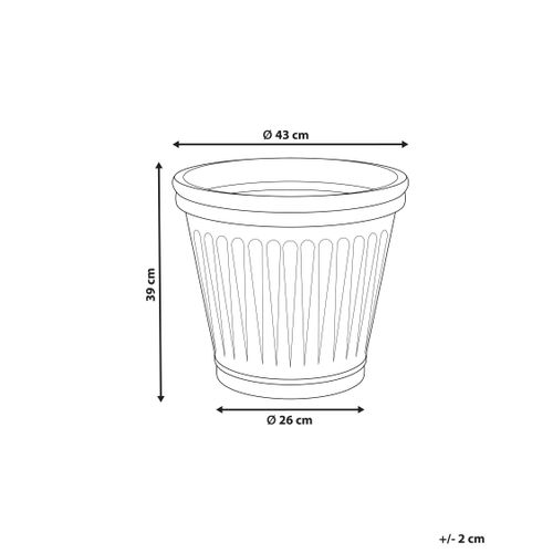 Cache-pot Maize 43 Cm Bleu