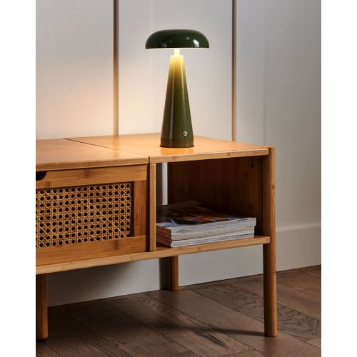 Lampe De Table LED Sans Fil Bocono Avec Variateur Métal Vert