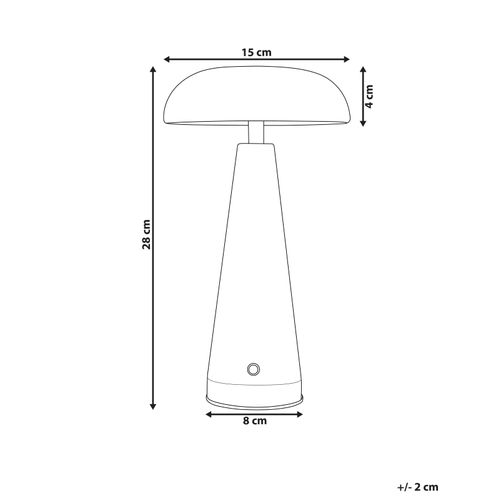 Lampe De Table LED Sans Fil Bocono Avec Variateur Métal Vert