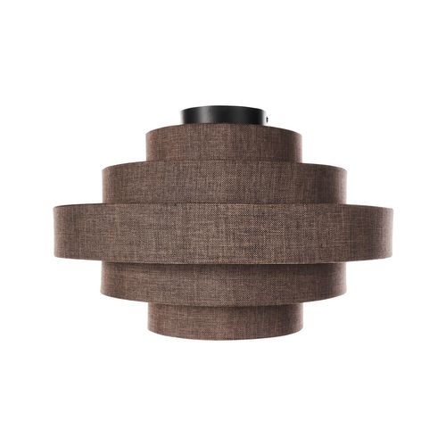 Plafonnier Erebato Lin Marron