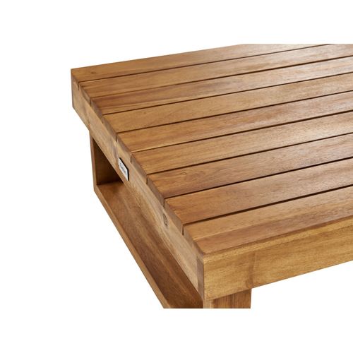 Table Basse De Jardin Marettimo 60 Cm 110 Cm Bois D'acacia Certifié Marron