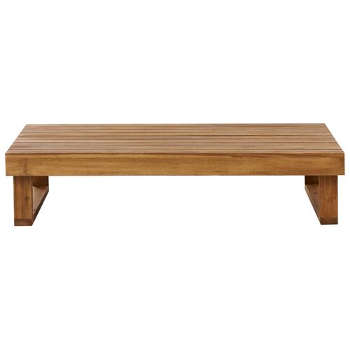 Table Basse De Jardin Marettimo 60 Cm 110 Cm Bois D'acacia Certifié Marron