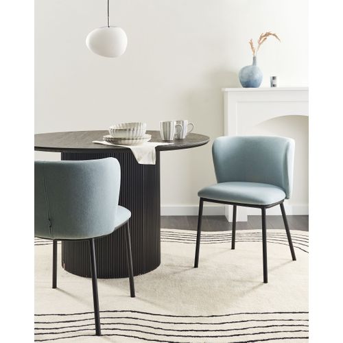 Lot De 2 Chaises De Salle à Manger Mina Bleu Clair