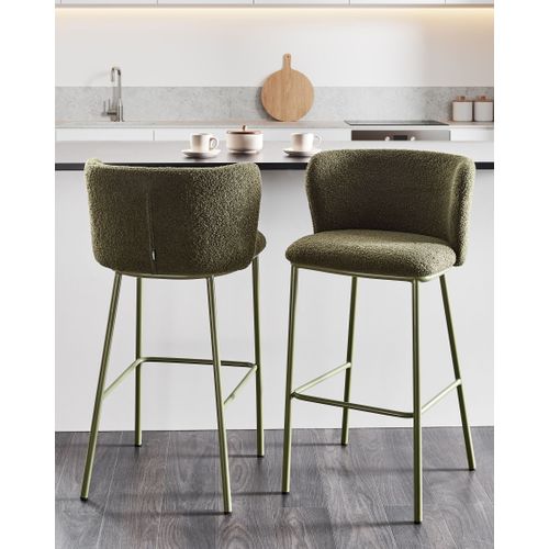Lot De 2 Chaises De Bar Mina Ii Vert