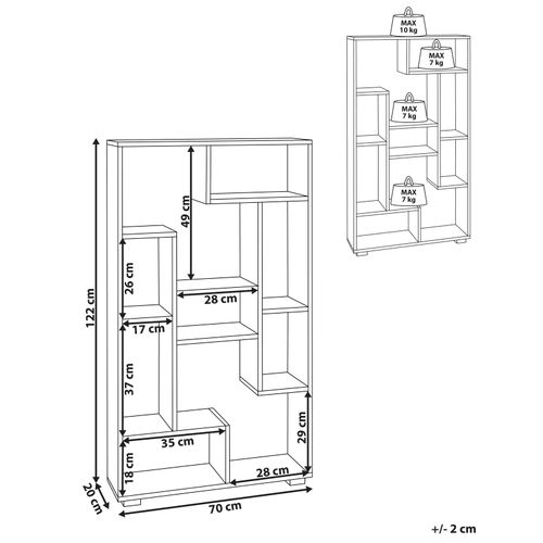 Meuble De Rangement Alma 122 Cm Blanc