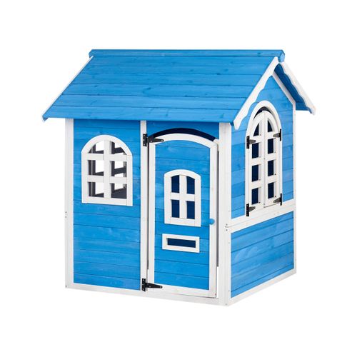 Cabane De Jardin Pour Enfants Kokkoni Bois De Sapin Bleu