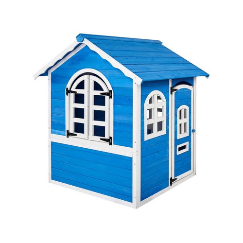 Cabane De Jardin Pour Enfants Kokkoni Bois De Sapin Bleu