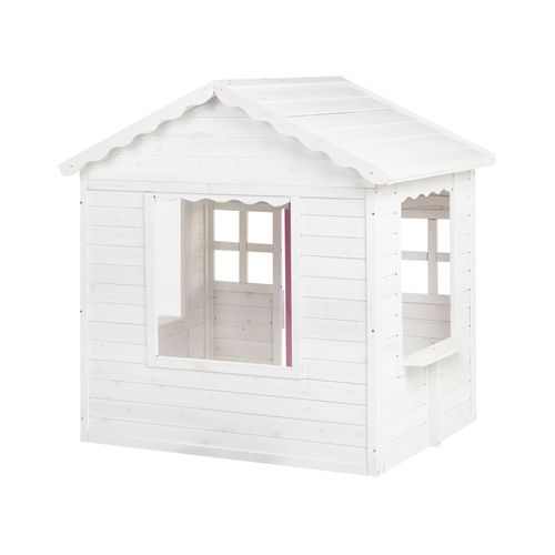 Cabane De Jardin Pour Enfants Nikaia Bois De Sapin Blanc