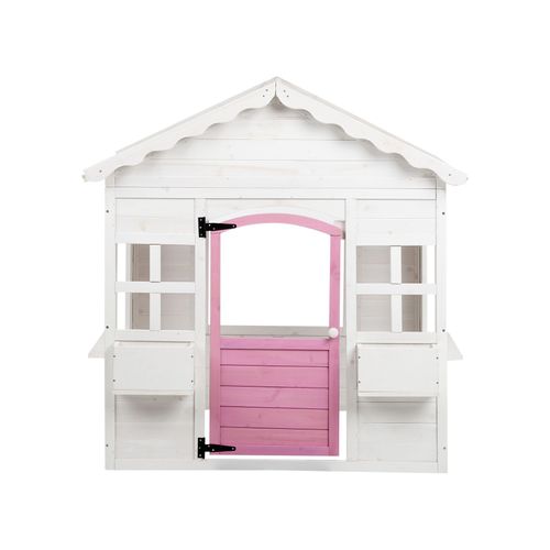 Cabane De Jardin Pour Enfants Nikaia Bois De Sapin Blanc